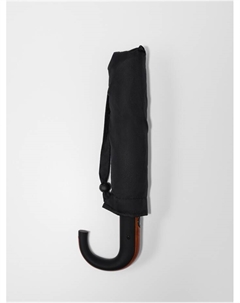 Зонт полуавтоматический «Гром», эпонж, 3 сложения, 8 спиц, R=48/55 см, d=96 см, чёрный Qf