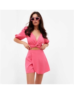 Топ рубашка женский Summer time, розовый, размер 42 Mist