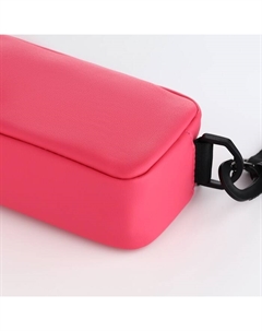 Сумка женская кросс-боди на молнии, 19×6×10.5 см, фуксия Textura