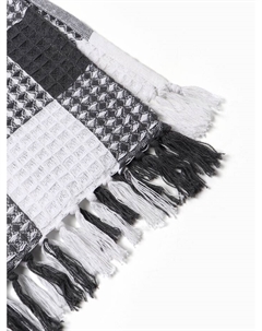 Плед вафельный «Клетка» 150×240 см, серый, хлопок 100%, 350 г Этель