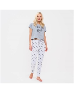 Пижама женская (футболка, брюки) Fresh style, размер 48-50 Kaftan