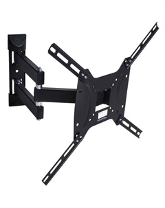 Кронштейн Kromax DIX-24, для ТВ, наклонно-поворотный, 15-55", до 35 кг, 38-140 мм, чёрный