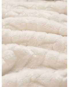 Плед «» Zig-zag, 200×220 см,100% п/э, корал-флис, молочный Этель