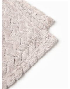 Плед «» Zig-zag, 150×200 см, корал-флис, светло-серый Этель