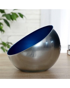 Ваза «Серебро/кобальт», 6 л, d=19 см, h=17 см, стекло Evis