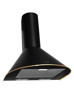 Вытяжка Elikor «Эпсилон» 60П-430-П3Л, каминная, 430 м3/ч, 3 скорости, 60 см, чёрно-золотистая
