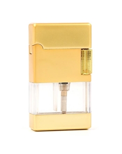 Зажигалка газовая, металлическая, кремний в комплекте, золото Сима-ленд