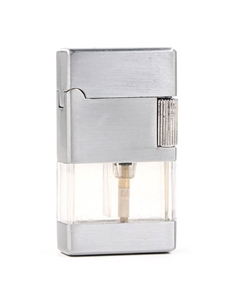 Зажигалка газовая, металлическая, кремний в комплекте, серебро Сима-ленд