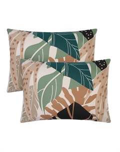 Комплект наволочек «» Colored tropics (вид 2), 50×70 см, 2 шт., поплин, хлопок 100% Этель