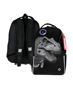 Рюкзак молодежный, эргономичная спинка, 351 38×29×16, черный Grizzly