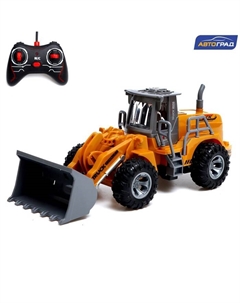Экскаватор радиоуправляемый «Бульдозер», работает от батареек Автоград