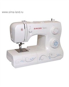 Швейная машина Singer Talent 3321, 21 опер, обметочная, эластичная, потайная строчка, белый  239553