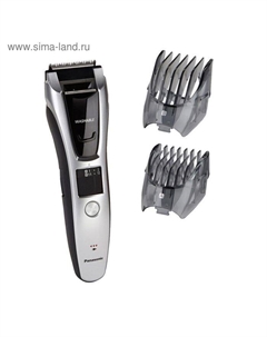 Машинка для стрижки/триммер Panasonic ER GB 70 S 520, 2 насадки, чёрно-серебристая