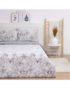 Постельное бельё 2-спальное Plant, жатка Lovelife