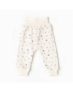 Штанишки детские "Антошка", цвет белый/звезды, рост 80 см Юниор текстиль