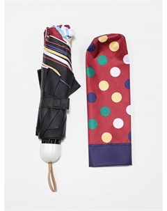 Зонт механический «Горох», эпонж, 4 сложения, 8 спиц, R=49/56 см, d=98 см, МИКС Qf