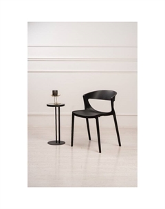 Стул пластиковый «. Ева», цвет чёрный Клик мебель