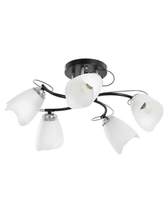 Люстра "Николь" 5х15Вт Е27 черный 50х50х25см Bayerlux