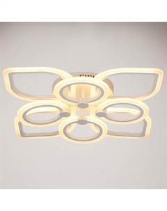 Люстра с ПДУ 671135/8 LED 160 Вт диммер 3 режима 3000-6000К белый 51×51×12.5 см Bayerlux