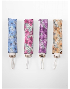 Зонт механический «Ромашки», эпонж, 4 сложения, 8 спиц, R=48/55 см, d=96 см, МИКС Qf