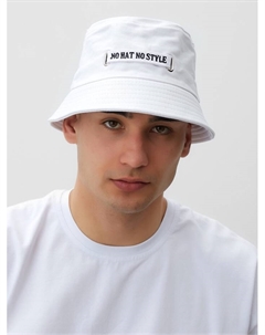 Панама женская с надписью, белая, размер 56-58 Minaku