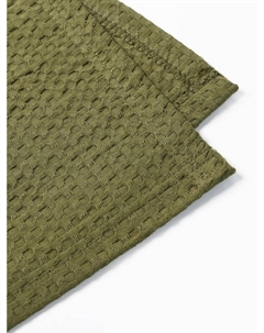 Плед вафельный «» Waffle, 150×240 см, зелёный, вафля 195 г/м² Этель