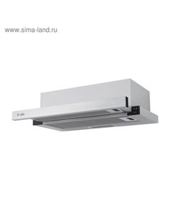 Вытяжка Lex HUBBLE 500, встраиваемая, 650 м3/ч, 2 скорости, 50 см, серебристая