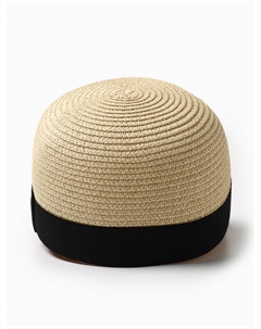 Кепка плетёная, бежевая, размер 58, целлюлоза 100% Minaku