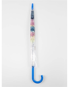 Зонт - трость полуавтоматический «Цветы», 8 спиц, R=40/58 см, d=80 см, МИКС Qf