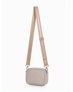 Сумка женская кросс-боди на молнии, 19×7×15 см, бежевая Textura