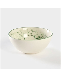 Тарелка «Пена», 750 мл, d=16 см, керамика, молочная Доляна