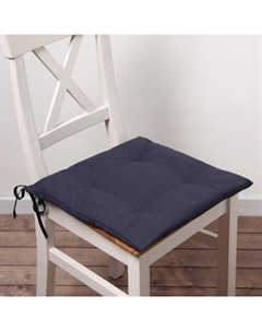 Подушка на стул «» Freedom violet, 42×42 см, 56%лён, 44% хлопок, 405 г/м² Этель