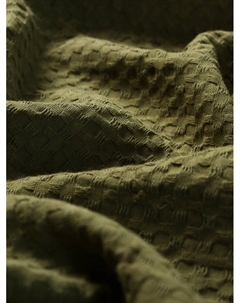 Плед вафельный «» Waffle, 180×240 см, зелёный, вафля 195 г/м² Этель