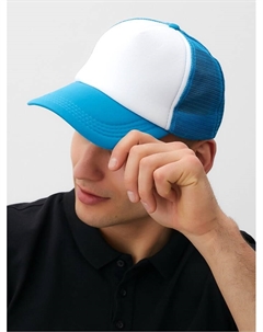 Бейсболка с сеткой, голубая, размер 56-58 Minaku
