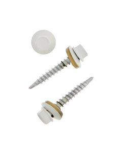 Саморезы кровельные, 4.8×35 RAL9003, белый 250 шт. Haupt