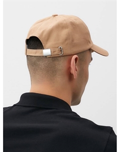 Кепка однотонная, бежевая, размер 58, хлопок 100% Minaku