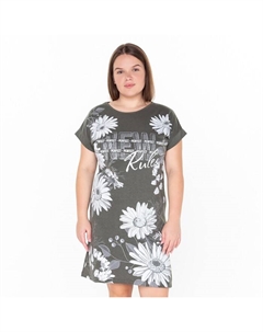 Платье домашнее женское, цвет хаки, размер 58 Руся