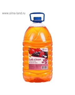 Жидкое мыло красное «Ягодный микс», ПЭТ 5 л Велес