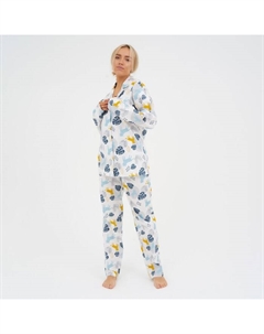 Пижама женская (рубашка, брюки) «Тропики», размер 44-46 Kaftan