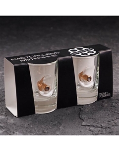 Стопки с пулей «Непробиваемые», 2 шт., 50 мл Сима-ленд