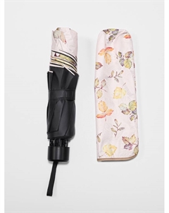 Зонт механический «Листопад», эпонж, 4 сложения, 8 спиц, R=48/56 см, d=96 см, МИКС Qf