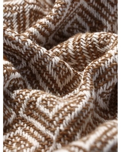 Плед с кисточками «» Diamond, 200×240 см, 400 г/м², бежевый Этель