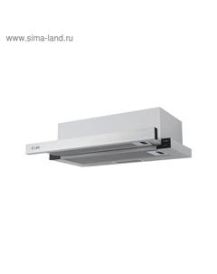 Вытяжка Lex HUBBLE 600 INOX, встраиваемая, 650 м3/ч, 2 скорости, 60 см, серебристая