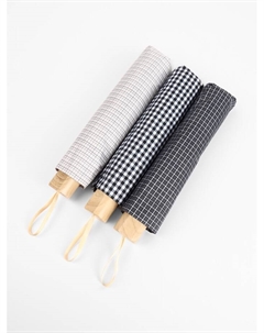 Зонт механический «Мелкая клетка», эпонж, 4 сложения, 8 спиц, R=48/55 см, d=96 см, МИКС Qf