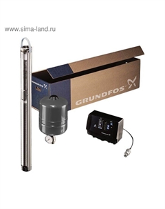 Насос скважинный Grundfos SQE 2-55, с частотным преобразователем, 700 Вт, напор 55 м, 40 м