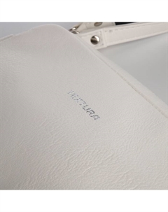 Сумка женская кросс-боди на молнии, 25×6×14 см, белая Textura