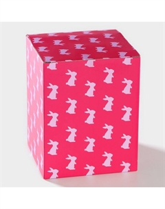 Конфетница «Зайка», 12×12×14.7 см, доломит, белая Доляна