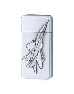 Зажигалка бензиновая «Самолёт», кремний, регулировка пламени, 6.3×3.2 см Сима-ленд