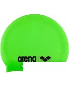 Шапочка для плавания Classic Silicone Cap 91662 65 (acid lime/black) Arena