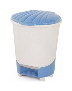 Мусорное ведро М7994 18 л (светло-бежевый/синий) Альтернатива